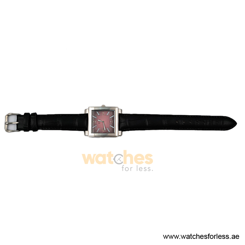 Elle Women’s Quartz Black Leather Strap Pink Dial 32mm Watch EL20027S04C/3 (Shelf Leftover) - Image 4