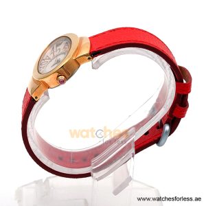 Alternative view of Elle Women’s Quartz Red Leather Strap Light Purple & Off-White Dial 40mm Watch EL20032S01N/2 (Shelf Leftover)