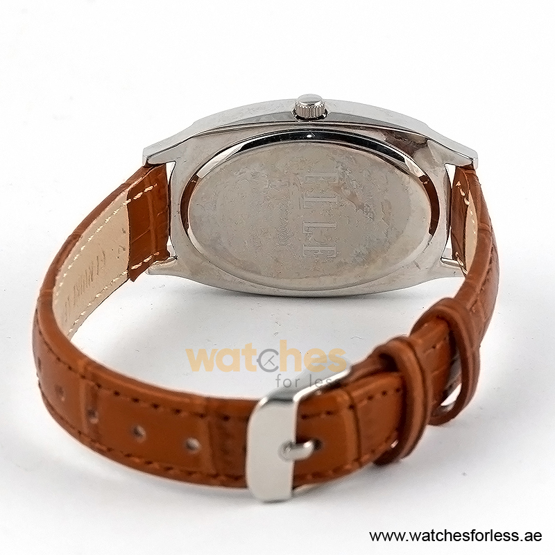 Elle Women’s Quartz Camel Brown Leather Strap Champagne Dial 28mm Watch EL20005S02C/1 (Shelf Leftover) - Image 4