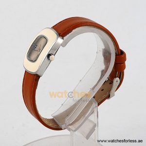 Alternative view of Elle Women’s Quartz Brown Leather Strap Champagne Dial 22mm Watch EL20245S06X (Shelf Leftover)