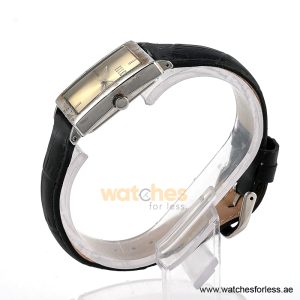 Alternative view of Elle Women’s Quartz Black Leather Strap Beige Dial 26mm Watch EL20026S02C/1 (Shelf Leftover)