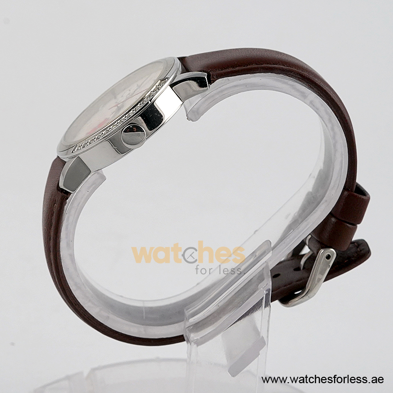 Tommy Hilfiger Women’s Quartz Brown Leather Strap Multi Color Dial 35mm Watch F80255/2 (Shelf Leftover) - Image 2