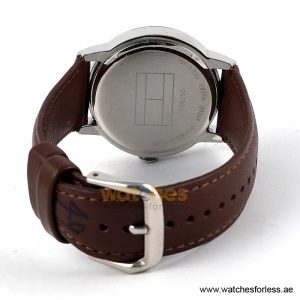 Tommy Hilfiger Women’s Quartz Brown Leather Strap Multi Color Dial 35mm Watch F80255/2 (Shelf Leftover) - Image 4