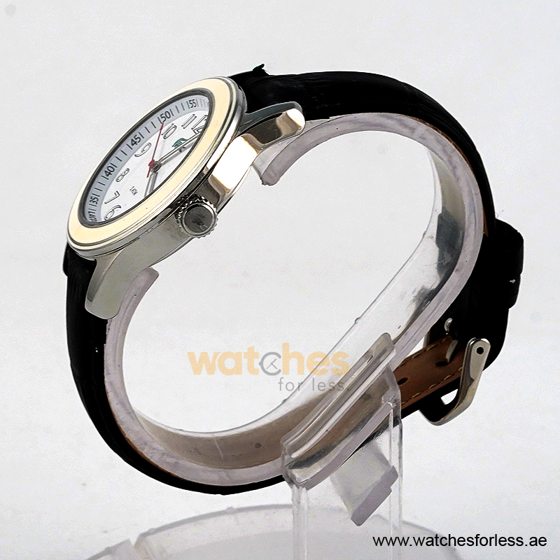 Lacoste Women’s Quartz Black Leather Strap White Dial 38mm Watch 2000518/1 (Shelf Leftover) - Image 2