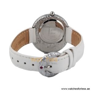 Elle Women’s Quartz White Leather Strap White Dial 36mm Watch EL30042S05K/1 (Shelf Leftover) - Image 4