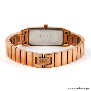 Elle Women’s Quartz Stainless Steel Rose Gold Dial 19mm Watch EL20086B03C (Shelf Leftover) - Image 4