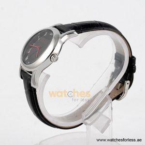 Alternative view of Elle Women’s Quartz Black Leather Strap Black Dial 38mm Watch EL20030S02N/1 (Shelf Leftover)
