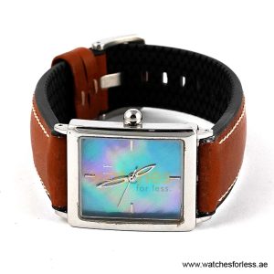 Elle Women’s Quartz Brown Leather Strap Blue Mother Of Pearl Dial 26mm Watch EL20026S04C (Shelf Leftover) - Image 3