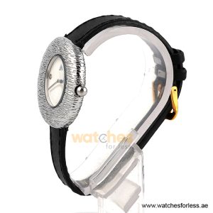 Alternative view of Elle Women’s Quartz Black Leather Strap White Dial 36mm Watch EL30042S05K (Shelf Leftover)