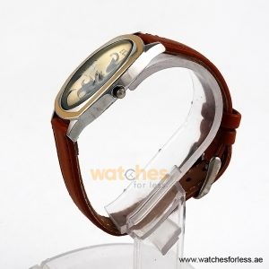 Alternative view of Elle Women’s Quartz Camel Brown Leather Strap Champagne Dial 28mm Watch EL20005S02C/2 (Shelf Leftover)