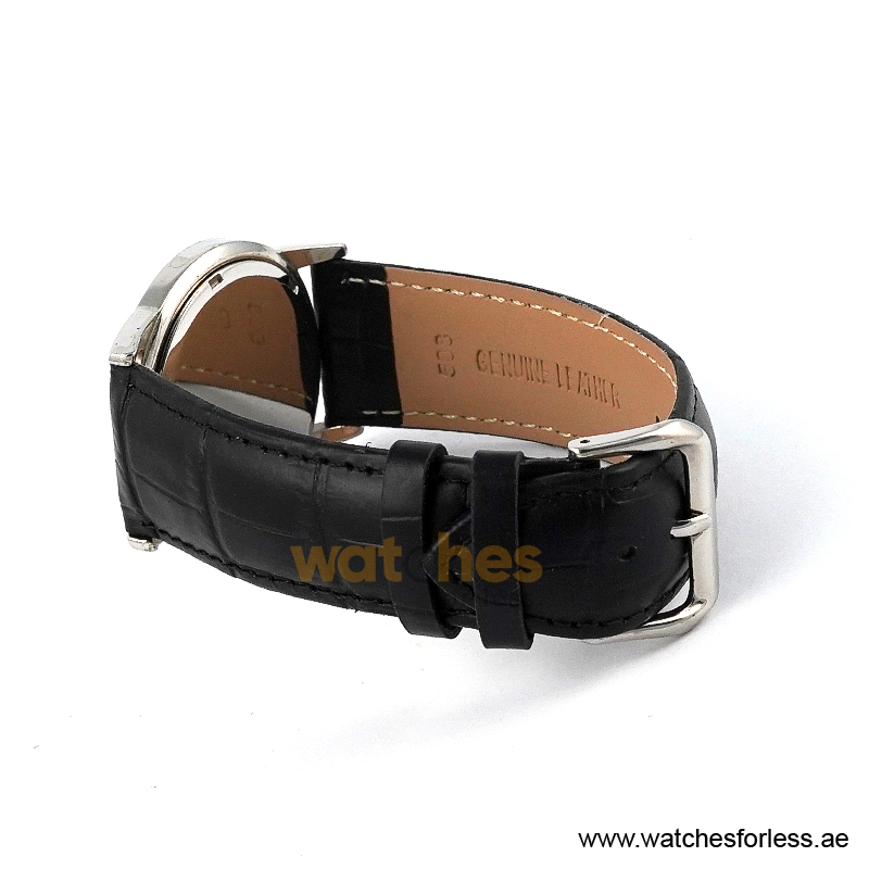 Elle Women’s Quartz Black Leather Strap Light Pink Dial 37mm Watch EL0009/1 (Shelf Leftover) - Image 4