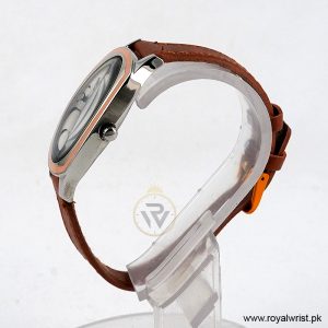 Alternative view of Elle Women’s Quartz Brown Leather Strap Silver Dial 28mm Watch EL20005S01C (Shelf Leftover)