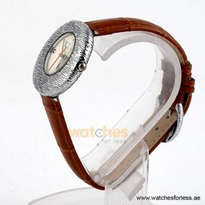 Alternative view of Elle Women’s Quartz Brown Leather Strap White Dial 36mm Watch EL30042S01K (Shelf Leftover)