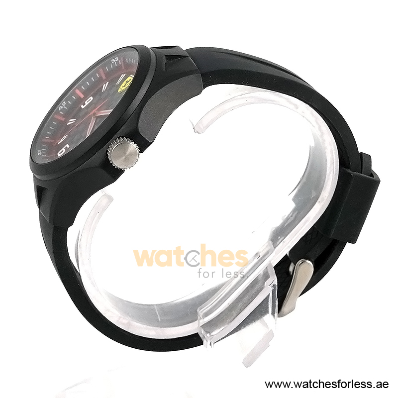 Ferrari Men’s Quartz Black Silicone Strap Black 44mm Watch 830278/2 (Shelf Leftover) - Image 2