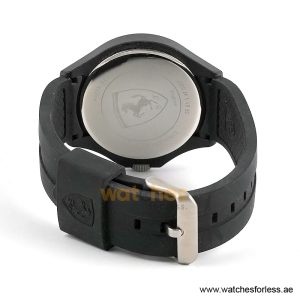 Ferrari Men’s Quartz Black Silicone Strap Black 44mm Watch 830278/2 (Shelf Leftover) - Image 3
