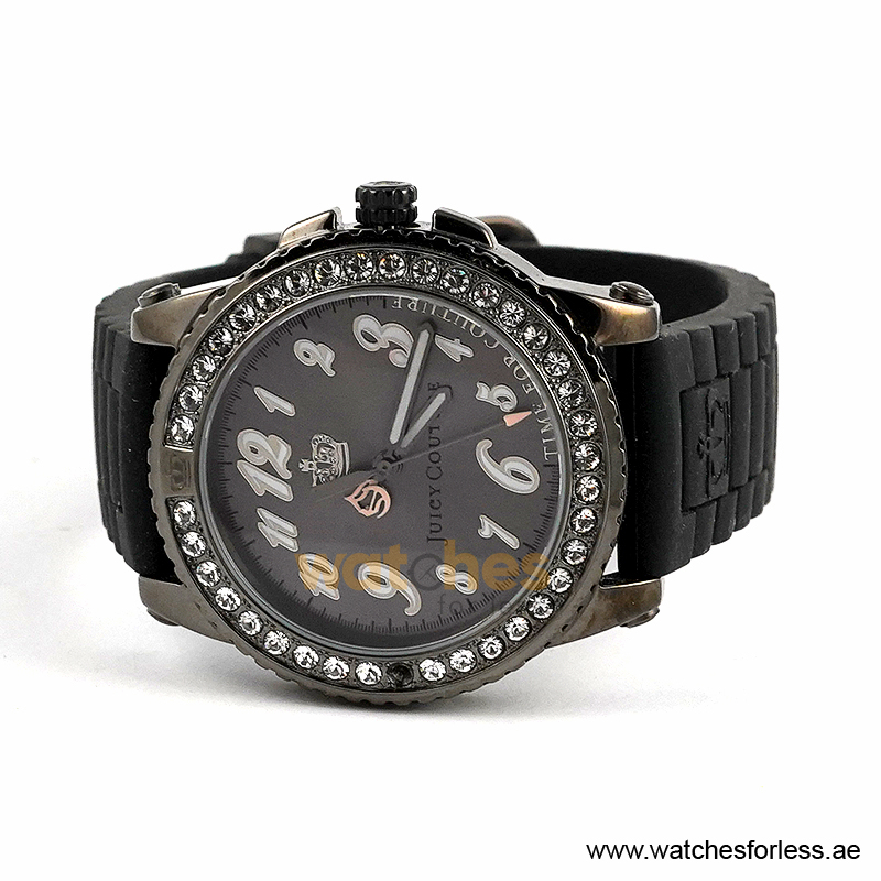 Juicy Couture Women’s Quartz Black Silicone Strap Black Dial 39mm Watch JC733340330 (Shelf Leftover) - Image 3