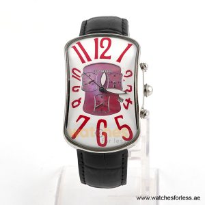 San Marco Women’s Quartz Black Leather Strap Multi Color Dial 33mm Watch RE16312/1 (Shelf Leftover)