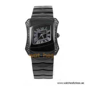 Pierre Cardin Women’s Swiss Made Black Stainless Steel Black Dial 34mm Watch PC102132 (Shelf Leftover)