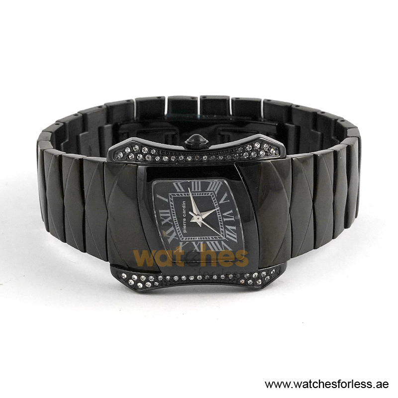 Pierre Cardin Women’s Swiss Made Black Stainless Steel Black Dial 34mm Watch PC102132 (Shelf Leftover) - Image 4