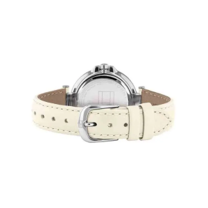 Tommy Hilfiger Women’s Quartz Cream Leather Strap Silver Dial 37mm Watch 1782123 (Shelf Leftover) - Image 3
