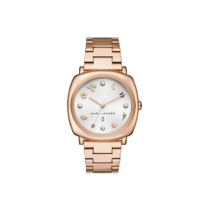 Marc Jacobs Women’s Mandy Rose Gold-Tone Stainless Steel White Dial Quartz 34mm Watch MJ3574