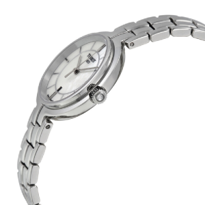 Alternative view of Tissot Women’s Quartz Swiss Made Silver Stainless Steel Black White Of Pearl Dial 26mm Watch T094.210.11.111.00