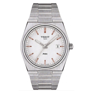 TISSOT PRX Men’s Quartz Swiss Made Stainless Steel Silver Dial 40mm Watch T137.410.11.031.00 (Shelf Leftover)