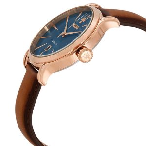 Alternative view of Maserati Men’s Quartz Brown Leather Strap Blue Dial 42mm Watch R8851118001 (Shelf Leftover)