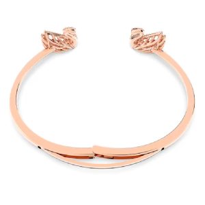 Alternative view of Swarovski Swan Women’s Red Crystal Bangle Rose Gold-Tone Plated Bracelet 5614122