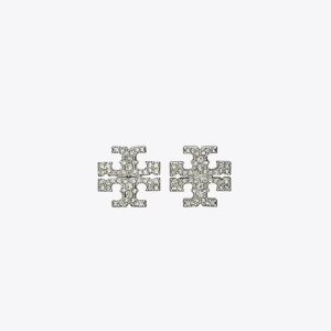 Tory Burch Women’s Icon Pave Stud Earrings 158535