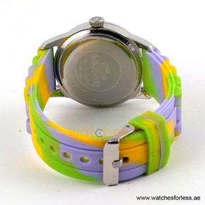 Lacoste Women’s Multi Colour Silicone Strap White Dial 38mm Watch 2000515/1 (Shelf Leftover) - Image 3