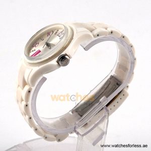 Alternative view of Elle Women’s Quartz White Plastic Strap White Dial 39mm Watch LE50001P01 (Shelf Leftover)