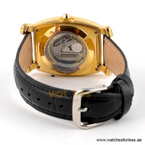 Pierre Cardin Men’s Quartz Black Leather Strap Gold Dial 36mm Watch PC10028/G16 (Shelf Leftover) - Image 3