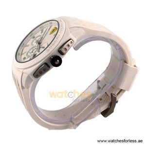 Alternative view of Ferrari Men’s Quartz White Silicone Strap White Dial 47mm Watch 830119 (Shelf Leftover)