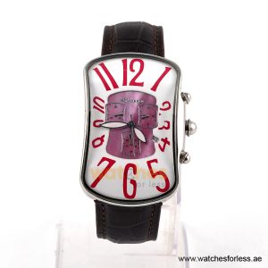 San Marco Women’s Quartz Brown Leather Strap Multi Color Dial 33mm Watch RE16312/5 (Shelf Leftover)