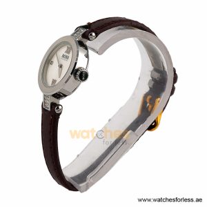 Alternative view of Hugo Boss Women’s Quartz Brown Leather Strap Mother Of Pearl Dial 24mm Watch 1502188/2 (Shelf Leftover)