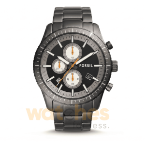 Fossil Men’s Stainless Steel Strap Black Dial 44mm Watch BQ1258