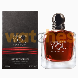 EMPORIO ARMANI STRONGER WITH YOU POWERFULLY EDP Perfume for Men 100ML (Original Perfume) (WFL Ref PO16082)