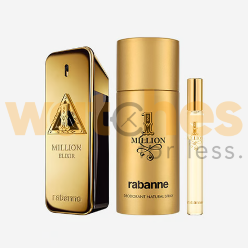 PACO RABANNE 1 MILLION ELIXIR MEN PARFUM INTENSE 100ML+ EDT 10ML+DEO SPRAY 150ML GIFT SET (WFL Ref GS1214) - Image 2