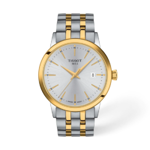 TISSOT Men’s Quartz Swiss Made Two-Tone Stainless Steel Silver Dial 42mm Watch T129.410.22.031.00