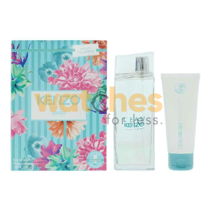 KENZO L’EAU WOMEN’S TRAVEL SET – EDT 100ML + SHOWER GEL 75ML GIFT SET (WFL Ref GS1193)