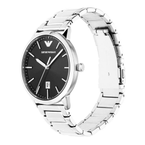Alternative view of Emporio Armani Men’s Quartz Silver Stainless Steel Black Dial 43mm Watch AR11310