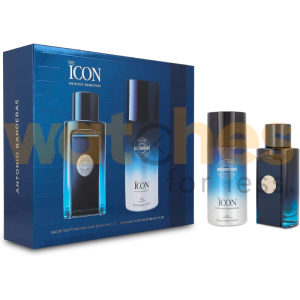 ANTONIO BANDERAS THE ICON MEN'S SET EDT 100ML + DEODORANT SPRAY 150ML GIFT SET (WFL Ref GS1095)