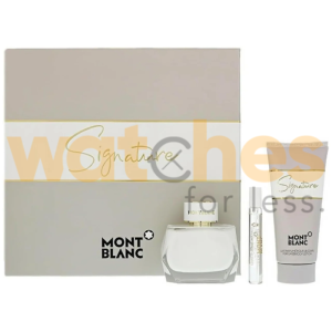 MONT BLANC SIGNATURE Women EDP 90ML+EDP 7.5ML+ B/L100ML GIFT SET (WFL Ref GS1210)