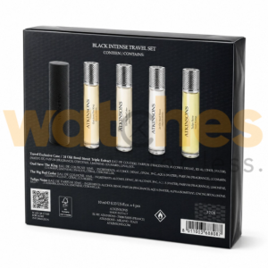 Atkinsons Black Intense Men 24 Old Bond Street +James +41 Burlington Arcade +Mint & Tonic EDP 4x10ml Travel Gift Set (WFL Ref GS1096)