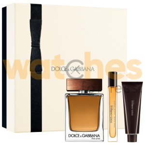 DOLCE & GABBANA THE ONE MEN SET EDT 100ML+10ML+S/G 50ML GIFT SET (WFL Ref GS1143)