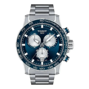 TISSOT Men’s Swiss Made Silver Stainless Steel Blue Dial 45mm Watch T126.617.11.041.00