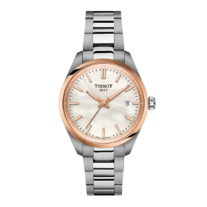 TISSOT PRX Women’s Quartz Swiss Made Stainless Steel White Mother of Pearl Dial 34mm Watch T150.210.21.111.00