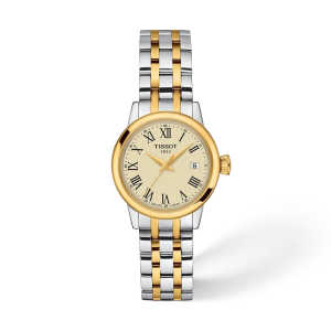 Tissot Women’s Quartz Swiss Made Two-Tone Stainless Steel Ivory Dial 28mm Watch T129.210.22.263.00