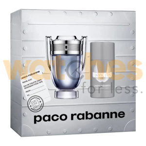 PACO RABANNE INVICTUS FOR MEN EDT 100ML+DEO STICK 75ML TRAVEL GIFT SET (WFL Ref GS1077)